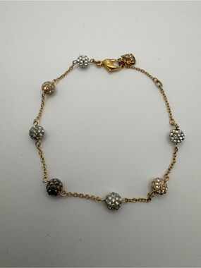 Swarovski POP Gold-Tone Multicolor Crystal Bead Bracelet